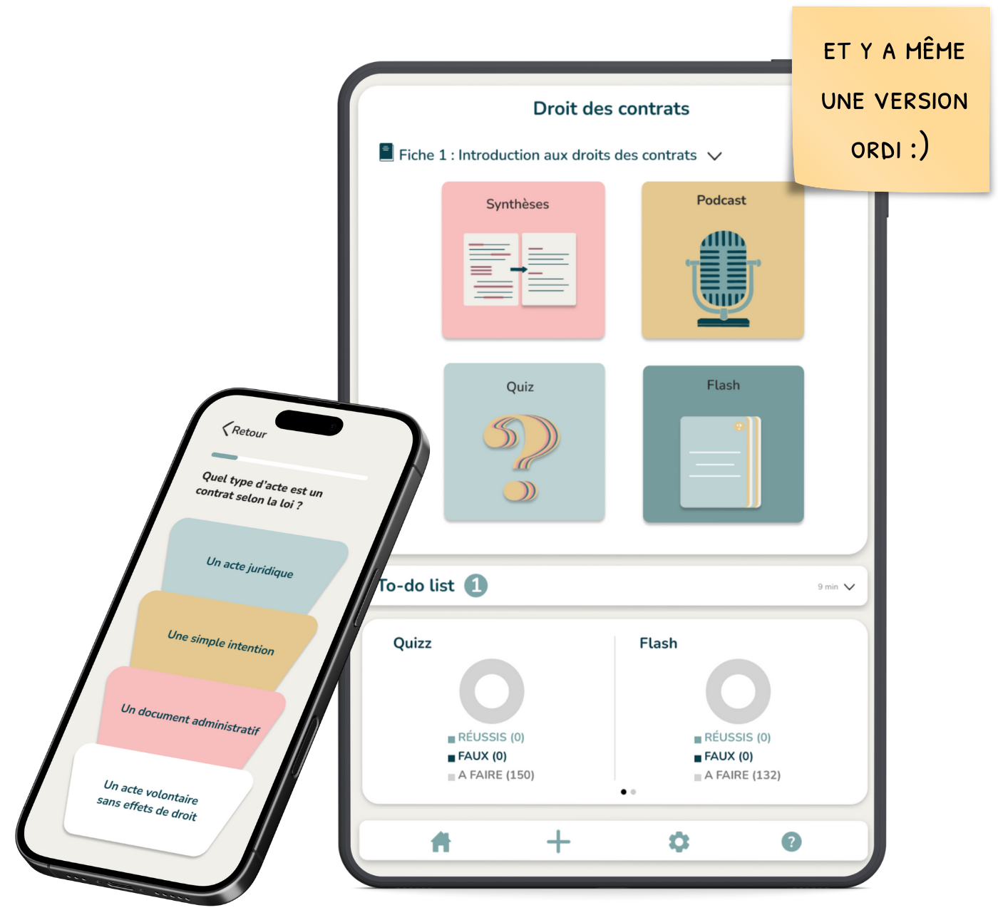 Studizy App on Phone